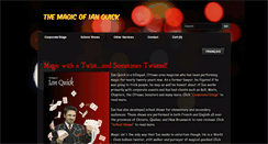 Desktop Screenshot of magicofianquick.com